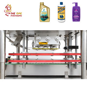 The One Packaging Machine de bouchage de fermeture à vis automatique de type linéaire à six roues pour bouchons en plastique et couvercles en métal - Product Image 2
