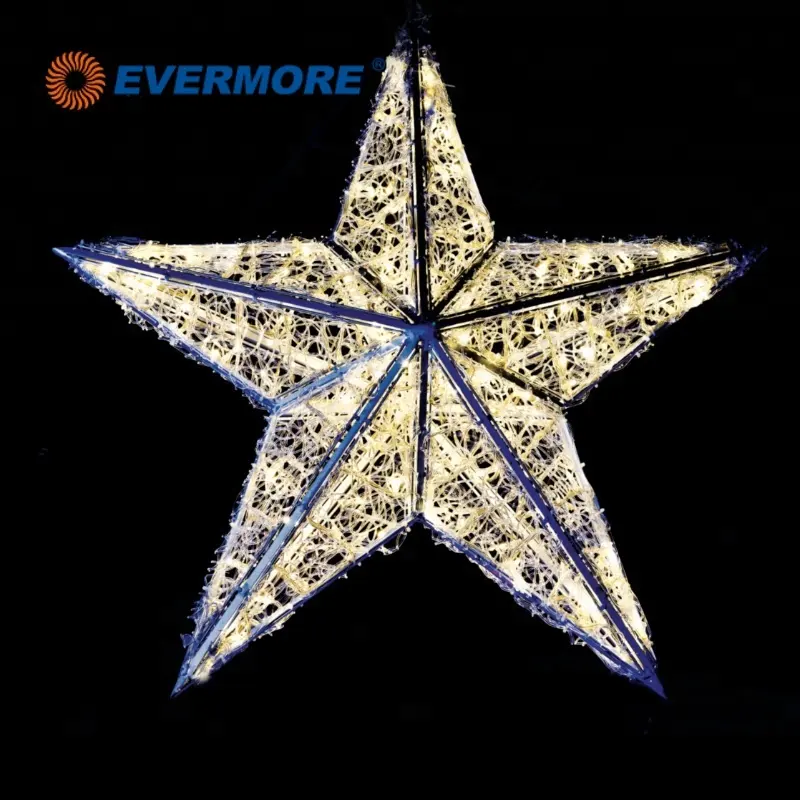 Evermore Bright Big Star Christmas Light