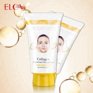 Limpiador <span class=keywords><strong>Facial</strong></span> hidratante Natural, limpieza profunda de poros, colágeno <span class=keywords><strong>Popular</strong></span>, espuma limpiadora