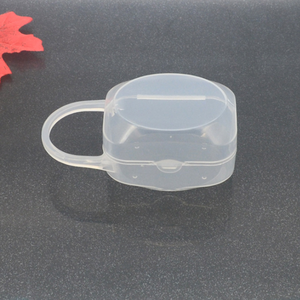 transparent PP baby soother box pacifier case nipple storage box