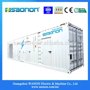 Súper ventas fábrica de China Super silent 1000 kva eléctrica contenedor generador