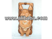 Buda Sonriente de Madera - Product Image 1