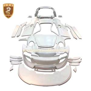 Accessori auto anteriore paraurti posteriore cofano motore per <span class=keywords><strong>Porsche</strong></span> <span class=keywords><strong>Carrera</strong></span> <span class=keywords><strong>911</strong></span> 991 aggiornamento Anib Style kit carrozzeria in fibra di vetro 2014-2016 - Product Image 2
