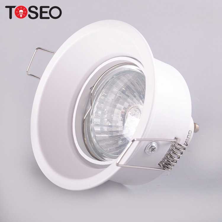 Black Deep Cup Anti Glare Spotlight Housing Slim Round LED Downlight