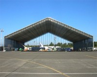 Hangar de Acero con Techo Curvo de Gran Envergadura, Techo de Acero con Armadura de Gran Envergadura para Aeropuerto