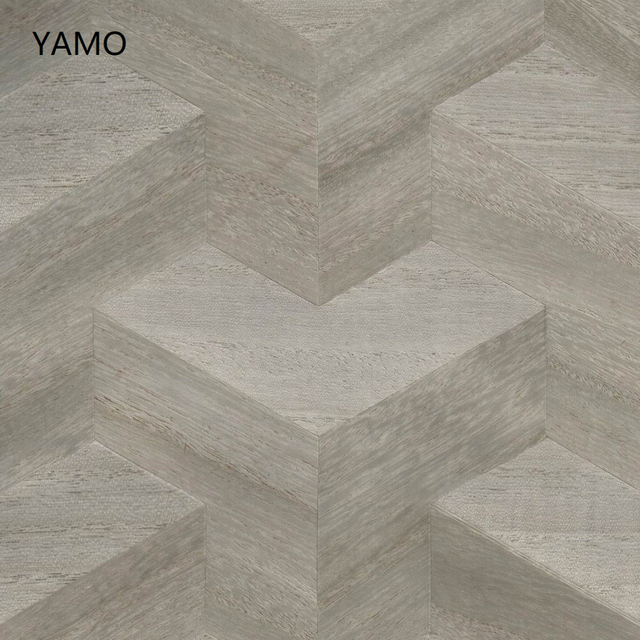 Natural Wood Wallpaper Handmade Wood Veneer Wallcovering for Home Decoration