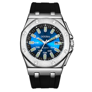 Reloj de Cuarzo para Hombre, Resistente al Agua 3BAR, Caja de Aleación con Silicona, ADDIES MY-052 - Product Image 2