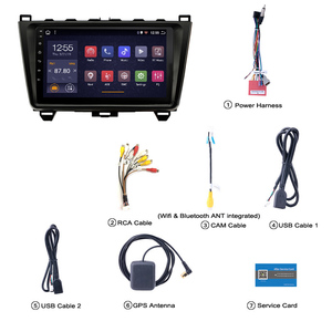 Wanqi 9 pollici core 4/8 Android 11 auto Dvd lettore multimediale Radio Video Stereo Navi sistema Audio per Mazda 6 Rui ala 2008-2015 - Product Image 5
