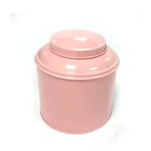 R1276H Wholesale cheap price metal round tea tin box