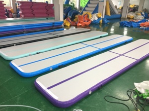 4m 5m 6m 8m 10m 12m équipement de gymnastique d'usine tapis de dégringolade <span class=keywords><strong>airtrack</strong></span> gonflable de plancher de voie d'air - Product Image 2