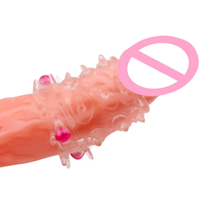 Adult Sexspielzeug für Männer Penis verlängerung Penis hülle mit Perlen Kristall Kondom Penis hülle - Product Image 3