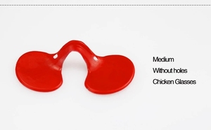 Gafas intermitentes de plástico rojo para pollo, aves de corral, pavo, <span class=keywords><strong>faisán</strong></span> - Product Image 6
