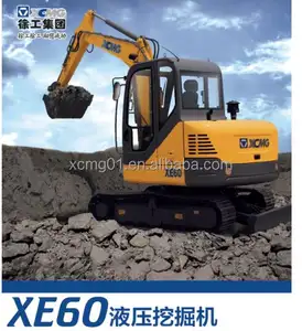 XCMG Official Manufacturer 6 Ton Crawler Excavator XE60D On Sale