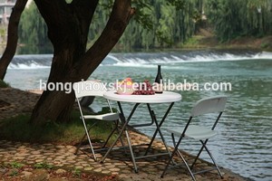 80Cm Kleine Blaas Gegoten Draagbare Plastic Goedkope Opvouwbare <span class=keywords><strong>Bali</strong></span> Ronde Glazen Eet-Of Koffie Buitenstoel En Tafel - Product Image 6