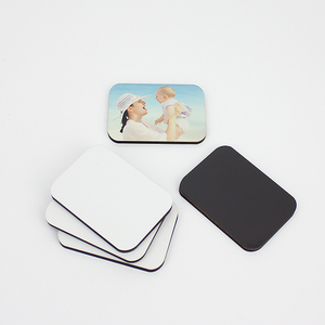Aimants de réfrigérateur à sublimation couleur bricolage vierge forme personnalisée aimant de réfrigérateur à sublimation en bois - Product Image 1
