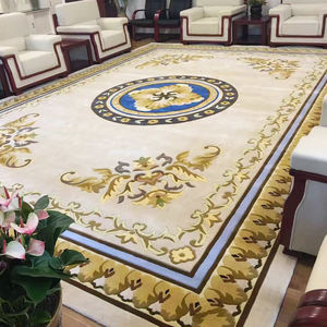 Tapis persan fait main 100% soie, tapis d'hôtel 5 étoiles, tapis de luxe tuftés à la main pour salon et chambre à coucher - Product Image 2