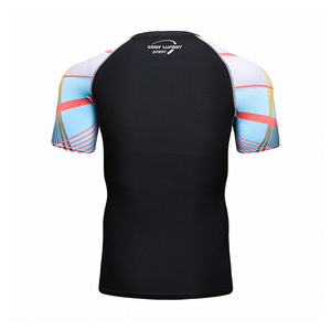 <span class=keywords><strong>Rashguard</strong></span> MMA BJJ personnalisé pour hommes, vêtements de sport en spandex, tissu respirant à compression, vêtements de natation sublimés, design personnalisé - Product Image 6