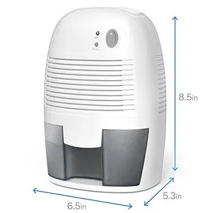 Electric mini dehumidifier machine compact and portable for damp air mold moisture in home rv bedroom