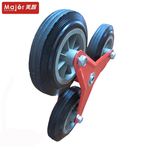 <strong>Stair</strong> Climbing Solid Small Rubber Wheels for Hand Truck <strong>Trolley</strong> - Product Image 3