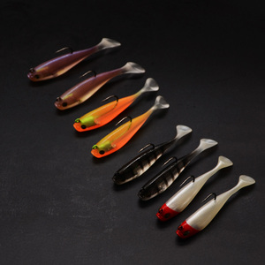 Kingdom — <span class=keywords><strong>leurre</strong></span> <span class=keywords><strong>souple</strong></span> <span class=keywords><strong>avec</strong></span> tête plombée et queue en T, appât artificiel de type poisson nageur <span class=keywords><strong>avec</strong></span> hameçon fort, 8CM, 8.9G, vente en gros - Product Image 3