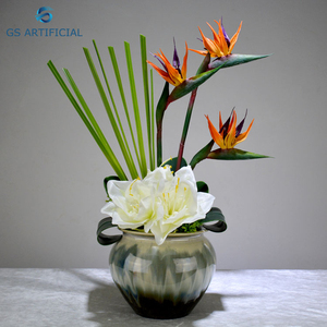 Nouveau produit, Simulation de strelitia Reginae Aiton, <span class=keywords><strong>plante</strong></span> à fleurs artificielles, oiseau d'raven, - Product Image 2