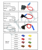 Relais pour robinet à fumée, porte-badge étanche en ligne, Mini Standard, ATC ATO ATM, 32V 48V 58V 80V 63V