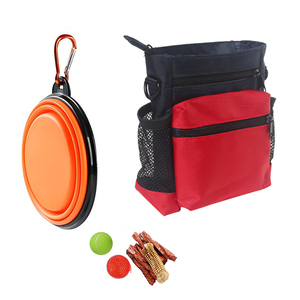 De moda, fácil de llevar perro <span class=keywords><strong>entrenamiento</strong></span> al aire libre caminando bolsa con bolsillo para el teléfono móvil - Product Image 1