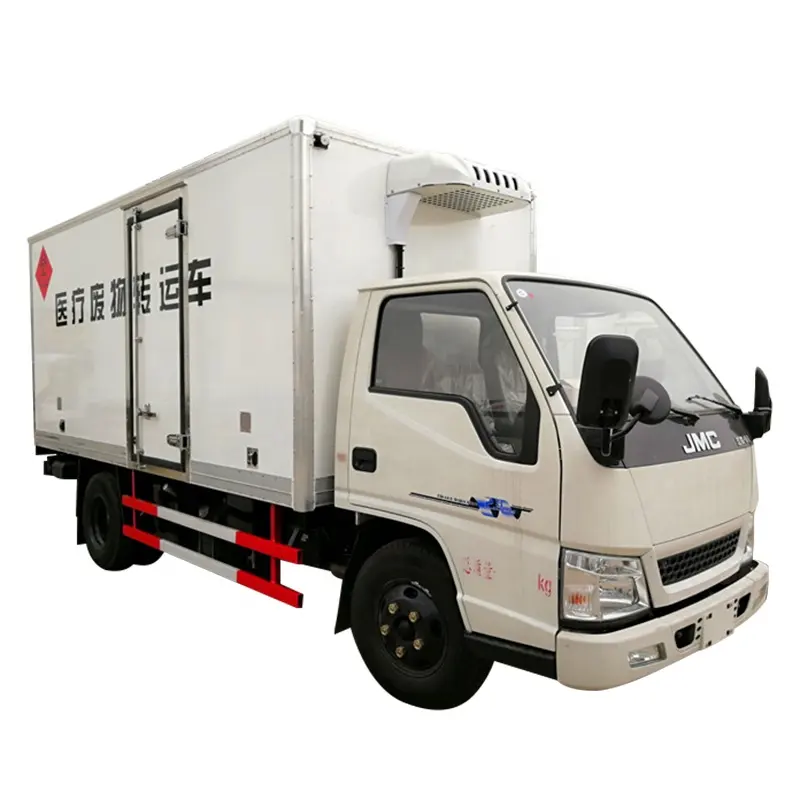 Camión furgoneta de refrigeración de 5 toneladas JMC, camiones de comida fresca de 5 toneladas JMC, camión furgoneta térmica de 5000 kg JMC