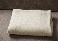 Couverture en cachemire naturel de mongolie intérieure, plaid personnalisé en tricot simple 100% en cachemire pur