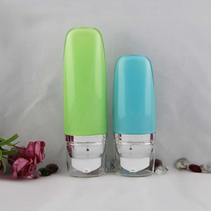 Tube de pompe sans air cosmétique en acrylique de luxe de 30ml 50ml pour les soins de la peau - Product Image 3