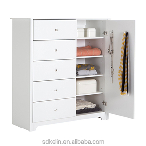 Cómoda Moderna de Madera con 2 Puertas y 5 Cajones, Directo de Fábrica, a Precio Económico - Product Image 2
