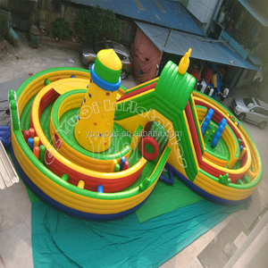 מכירה לוהטת מתנפח מכשול טיפוס מכשולים קופצני שקופיות טירת פרק שעשועים מתנפח כיף עיר לילדים ציוד - Product Image 3