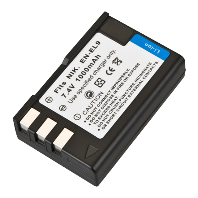 EN-EL9 EN EL9a Digital Camera Battery 1000mAh Rechargeable Lithium-ion Battery for Nikon D40 D40X D60 D3000 D5000