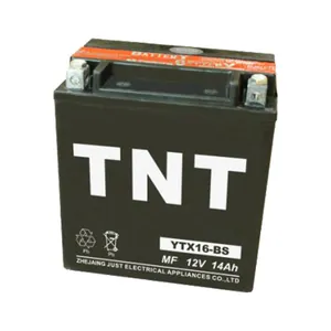 OEM TNT Maintenance-free motorcycle small rechargeable car 12v 14ah battery