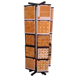 Professionale showroom produttori di display rotante mattonelle di mosaico display stand per la vendita