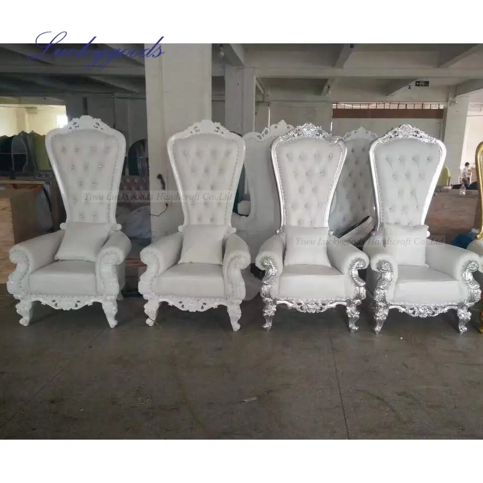 LYZ021 cream white fashionable wholesale wedding chairs for bride and groom event sofa