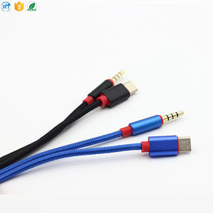 High Quality 3.5ミリメートルFemale Audio USB 3.0 Type c Male Adapter Cable - Product Image 5