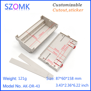 Fabbricazione di custodie per scatole di plastica a parete su guida Din AK-DR-43 - Product Image 4