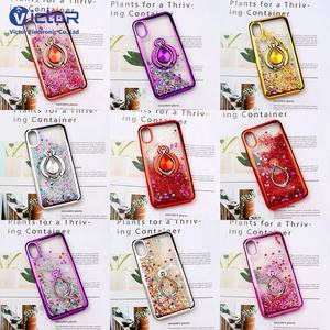 2019 di vendita Caldo galvanica liquido sabbia caso <span class=keywords><strong>trasparente</strong></span> con anello di barretta di cassa del telefono mobile per Il <span class=keywords><strong>Iphone</strong></span> X - Product Image 1