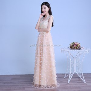 2017 último diseño <span class=keywords><strong>de</strong></span> moda estilo coreano vestido largo sin mangas <span class=keywords><strong>de</strong></span> la <span class=keywords><strong>boda</strong></span> vestido <span class=keywords><strong>de</strong></span> <span class=keywords><strong>fiesta</strong></span> - Product Image 6