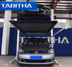 Tabitha TTPP607, élévateur de stationnement automobile à deux poteaux en acier, hydraulique automatique, certifié CE, capacité de charge de 2300 kg, système de stationnement 5 ans - Product Image 2