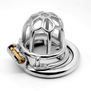 Jaula de Castidad de Acero Inoxidable FAAK de 5.1 cm, Jaula para Pene, Dispositivo de Castidad Masculina, Jaula de Castidad Metálica para Hombre, Sexo SM - Product Image 3