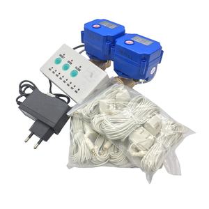 DC12V <span class=keywords><strong>3</strong></span>/4 "Absperr kugel hahn 8-teilige Sensoren Wasser alarm WLD-Detektors teuerung für den Heimgebrauch Lecks ucher Motorisiertes Ventil - Product Image 2