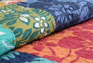 Sac à main en tissu <span class=keywords><strong>Turquoise</strong></span> <span class=keywords><strong>couvre</strong></span>-<span class=keywords><strong>lit</strong></span> <span class=keywords><strong>bleu</strong></span> marine King Size couette <span class=keywords><strong>bleu</strong></span> - Product Image 4