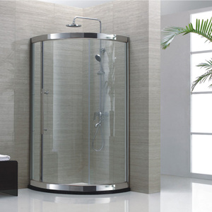 ห้องน้ำกระจกนิรภัยเลื่อนมุมฝักบัวกล่อง - Product Image 1