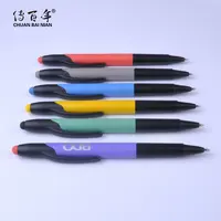 ปากกาไฮไลท์พลาสติกพร้อมหัวสัมผัสหลากสี,สินค้าใหม่ปี2021