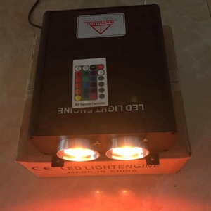 <span class=keywords><strong>Source</strong></span> de lumière à fibre optique à double tête 45w, entrée 110V/220v avec télécommande - Product Image 3
