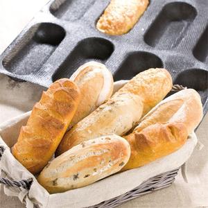 Bandejas de silicona antiadherentes para panadería 60x40cm Incluye 12 piezas Moldes para perros calientes de 6,5 pulgadas Herramientas para pasteles - Product Image 6