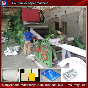 Small capacity 8 - 10 ton/days wheat straw recycling indenture paper that ago the machine - Product Image 1
