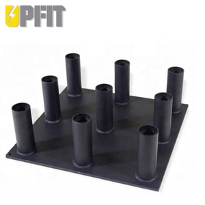 Gimnasio Fitness 9-Hole Steel Barbell Bar Holder Metal <span class=keywords><strong>Rack</strong></span> Banco <span class=keywords><strong>de</strong></span> ejercicios y <span class=keywords><strong>Rack</strong></span> para levantamiento <span class=keywords><strong>de</strong></span> pesas - Product Image 1